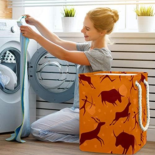 Inhomer Kaya Boyama Hayvan 300D Oxford PVC Su Geçirmez Giysiler Sepet Büyük çamaşır sepeti Battaniye Giyim Oyuncaklar