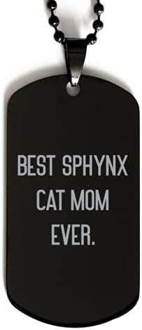 Yeni Sphynx Kedi Hediyeleri, Gelmiş Geçmiş en iyi Sphynx Kedi Annesi, Sphynx Kedisi için Tatil Siyahı Künyesi