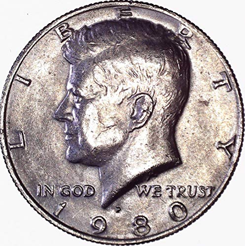 1980 P Kennedy Yarım Dolar 50C Dolaşımsız Hakkında