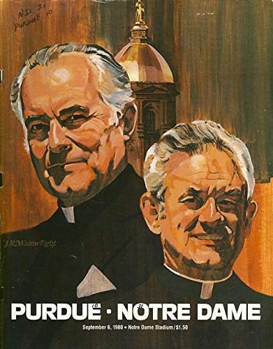 1980 Notre Dame-Purdue Futbol Programı-Üniversite Programları