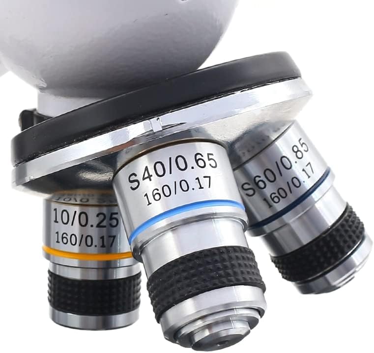 Mikroskop Aksesuarları kiti Slayt Hazırlama kamera Mikroskop Objektif Lens 4X 10X 20X 40X 60X 100X Biyolojik Mikroskop