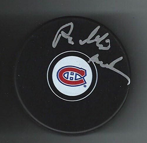 Roland Rollie Melanson, Montreal Canadiens Diskini İmzaladı - İmzalı NHL Diskleri