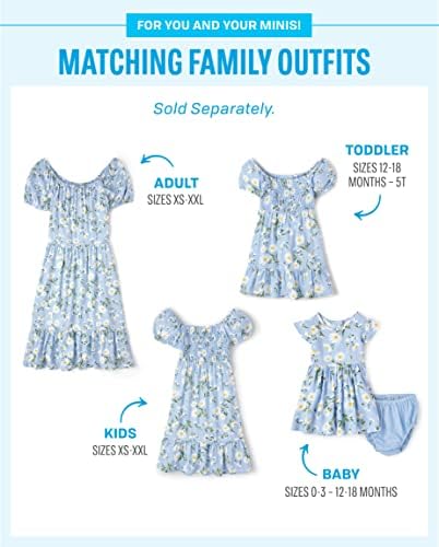 Çocuk Yeri Bebek Bir Boyut ve Toddler Kız Kısa Kollu Dressey Elbiseler