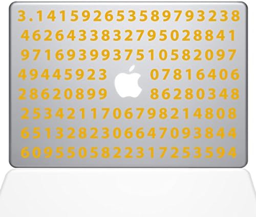 Çıkartma Guru Pi Çıkartma Vinil Çıkartması, 11 MacBook Air, Turuncu (2359-MAC-11A-P)