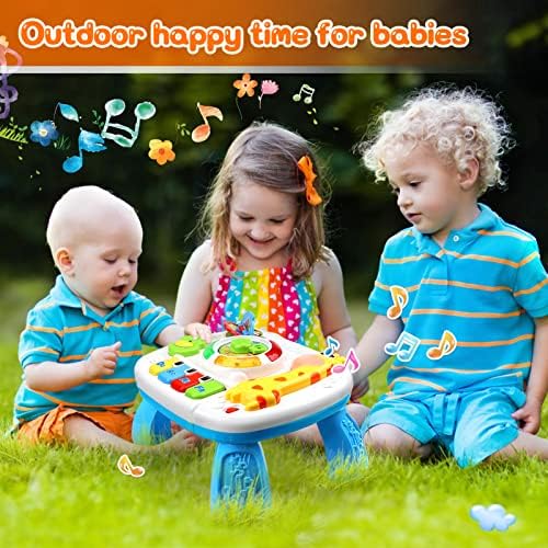 HQXBNBY bebek oyuncakları 6 ila 12 Ay, müzikal eğitim masası bebek oyuncakları 1 2 3 Yaşındaki Erkek Kız Erken Eğitim