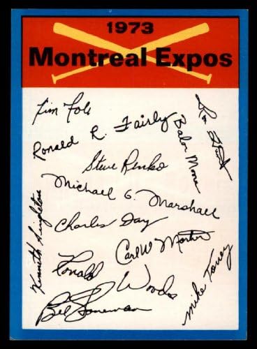 1973 Topps Montreal Sergileri Montreal Sergileri (Beyzbol Kartı) NM Sergileri